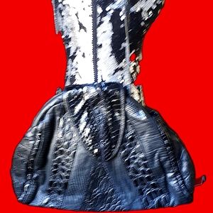 Vintage leather handbag